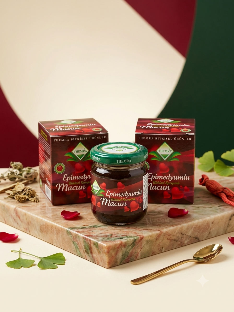 Epimedyumlu Macun 43 g – Miel aux Extraits de Plantes Naturelles