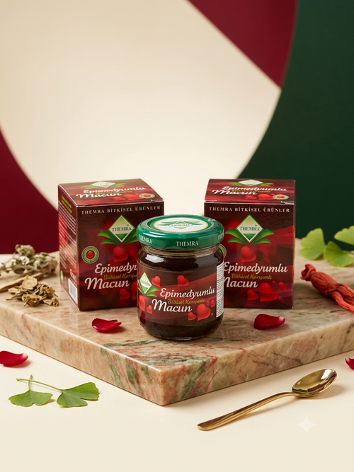Epimedyumlu Macun 43 g – Miel aux Extraits de Plantes Naturelles